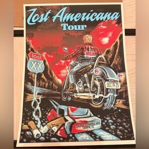 Lost Americana Tour Wall Art Poster